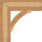 Ekena Millwork Thorton Block Rough Sawn Bracket, Western Red Cedar, 6"W x 24"D x 24"H BKT06X24X24THR05RWR - alternate 4